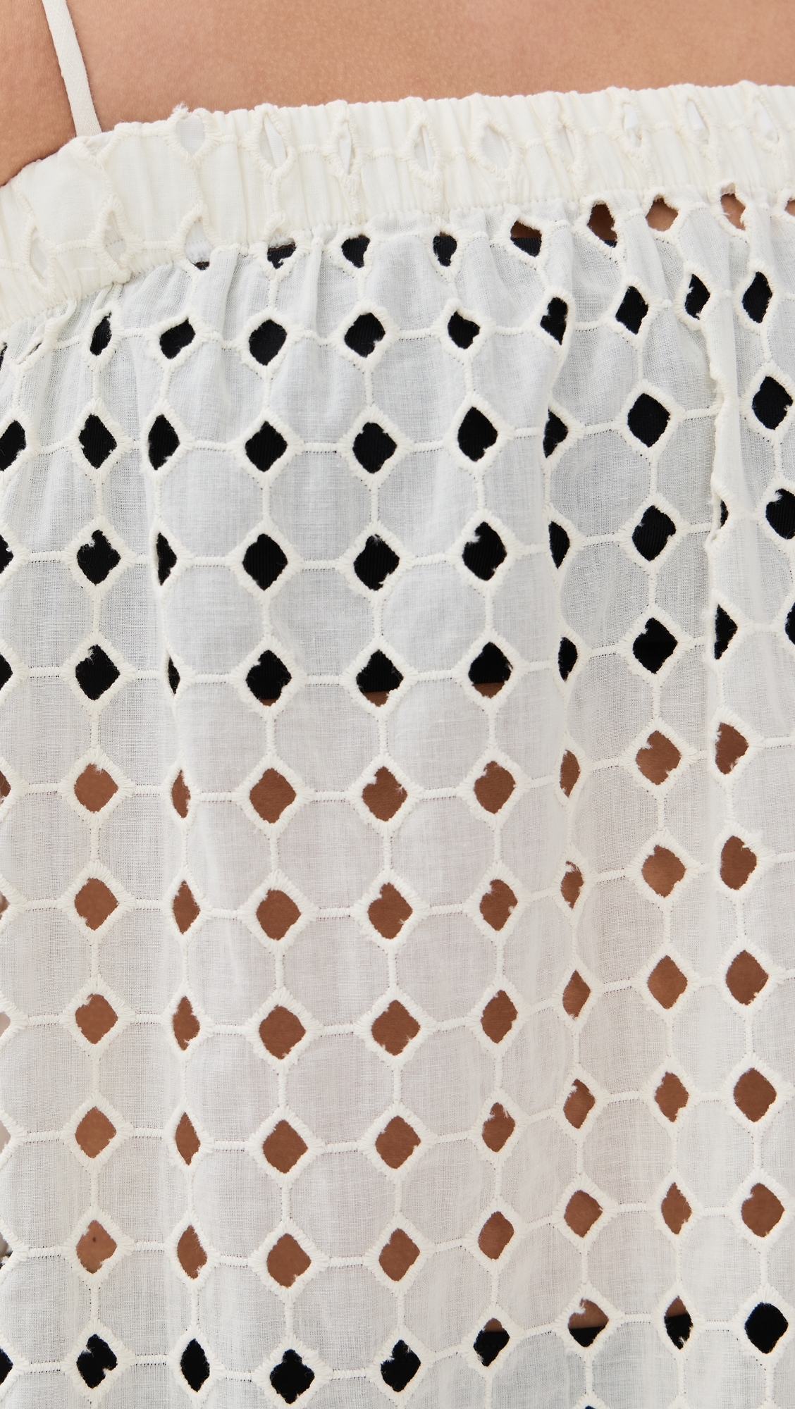 Camille Dress Ivory Eyelet