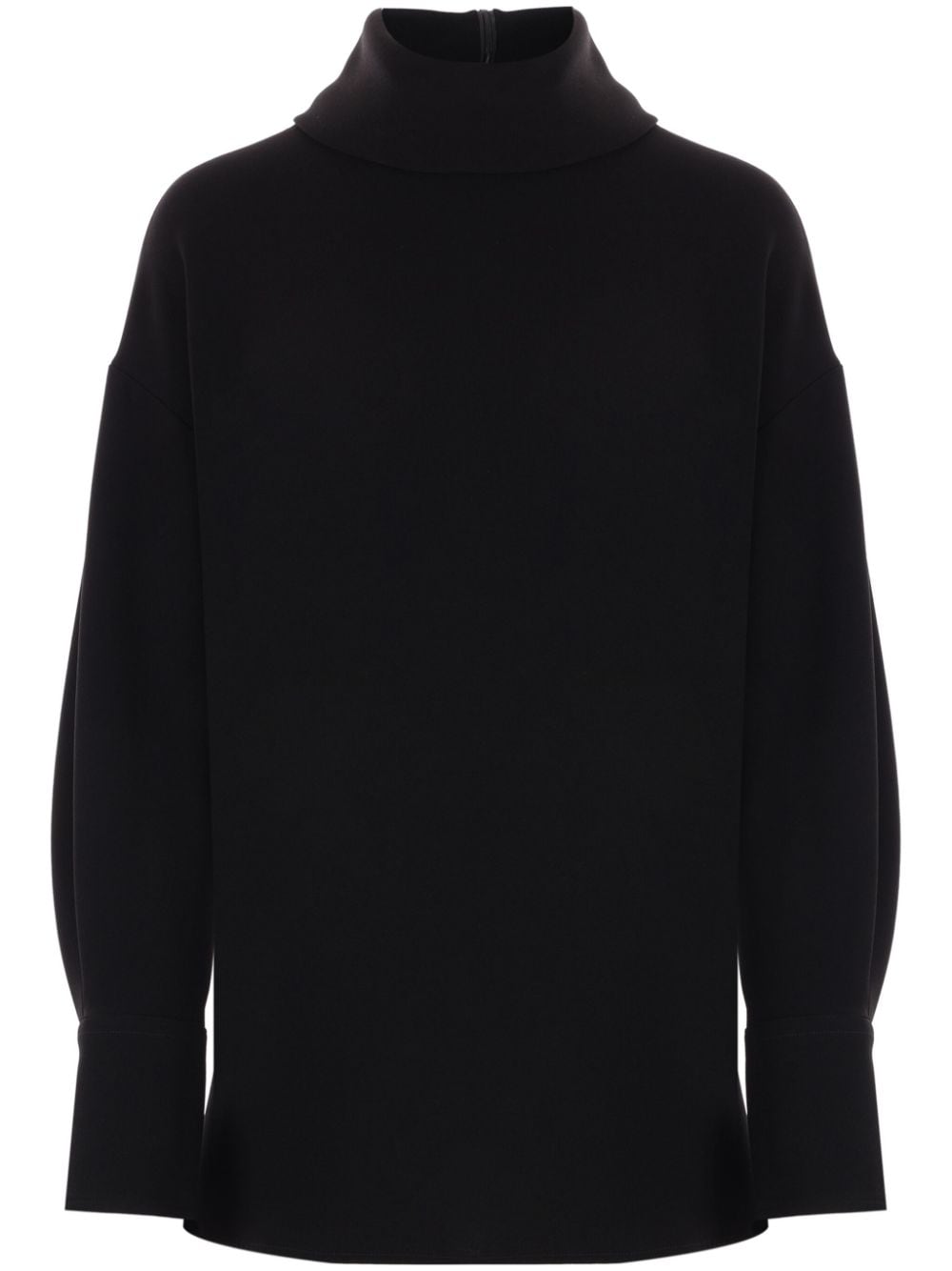 High-neck jumper