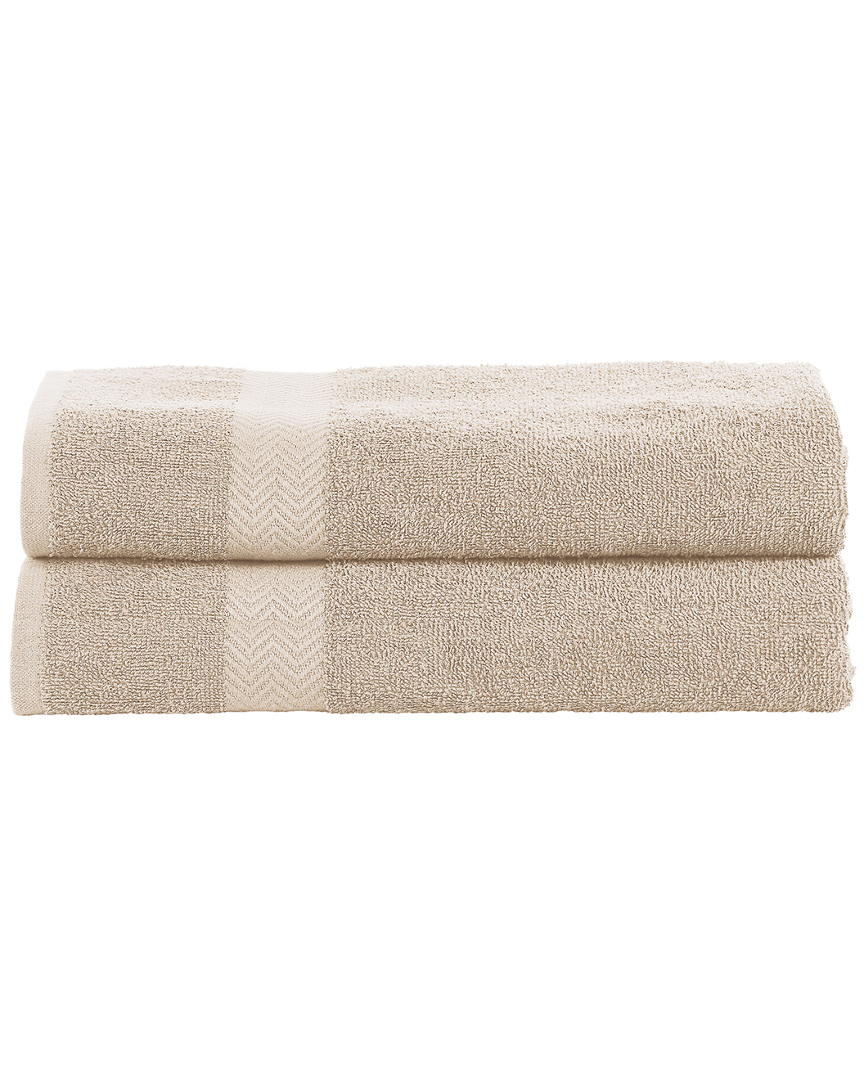 2pc Cotton Bath Sheet Set