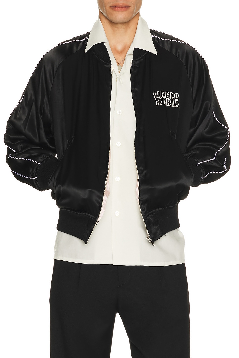 WACKO MARIA Ska Jacket in Black - Black. L also in M, S, XL/1X