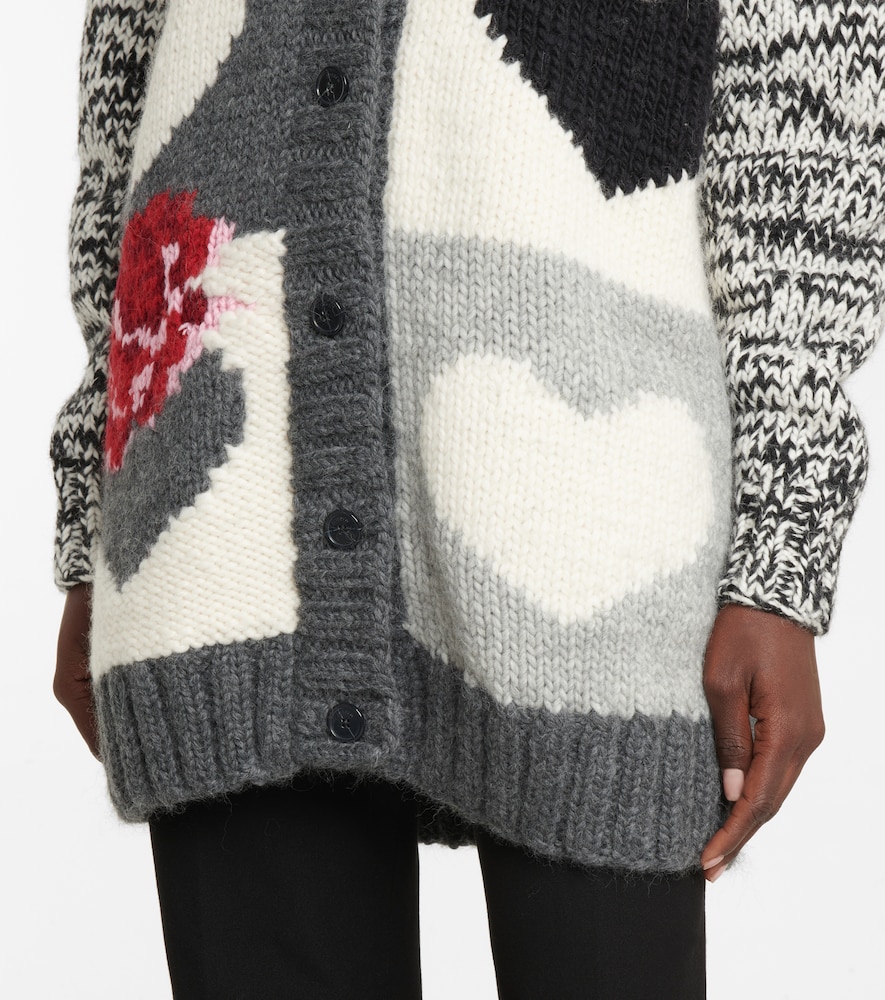 Exclusive to Mytheresa - Intarsia wool-blend cardigan