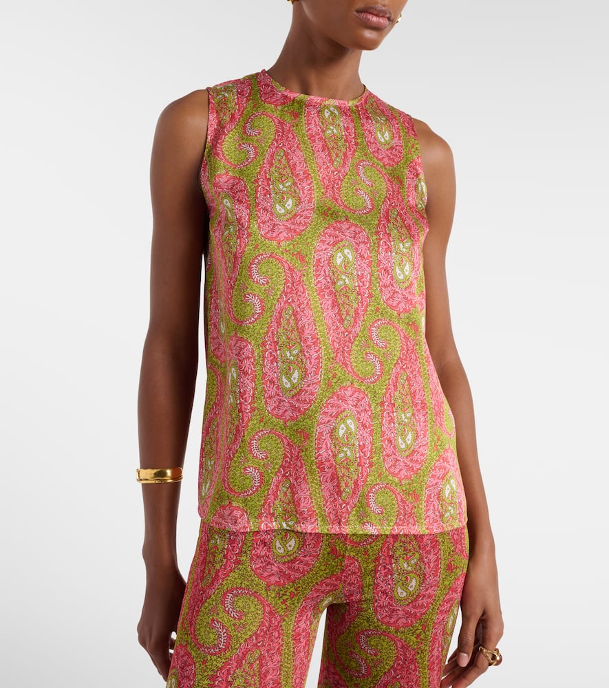 Semi-sheer jacquard blouse