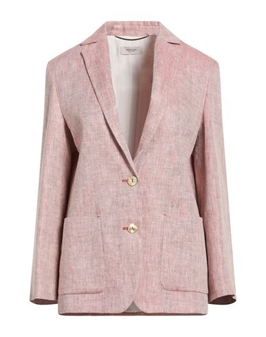 Woman Blazer Brick Size 0 Hemp, Linen