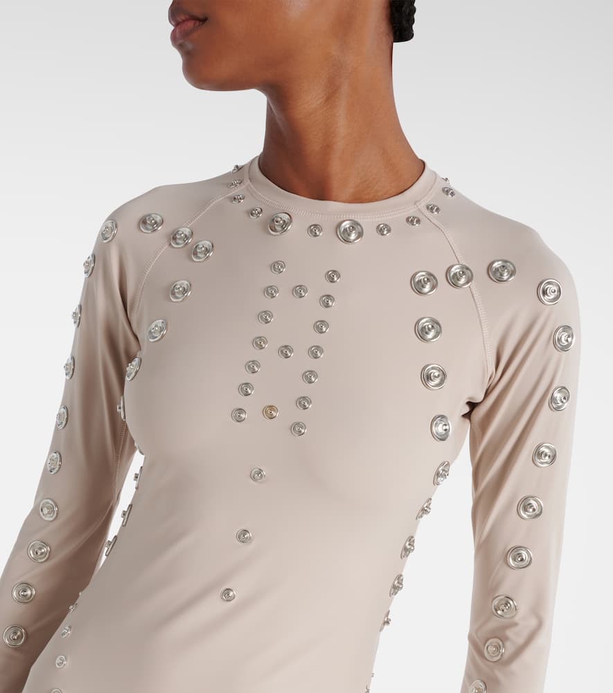 Embellished midi dress