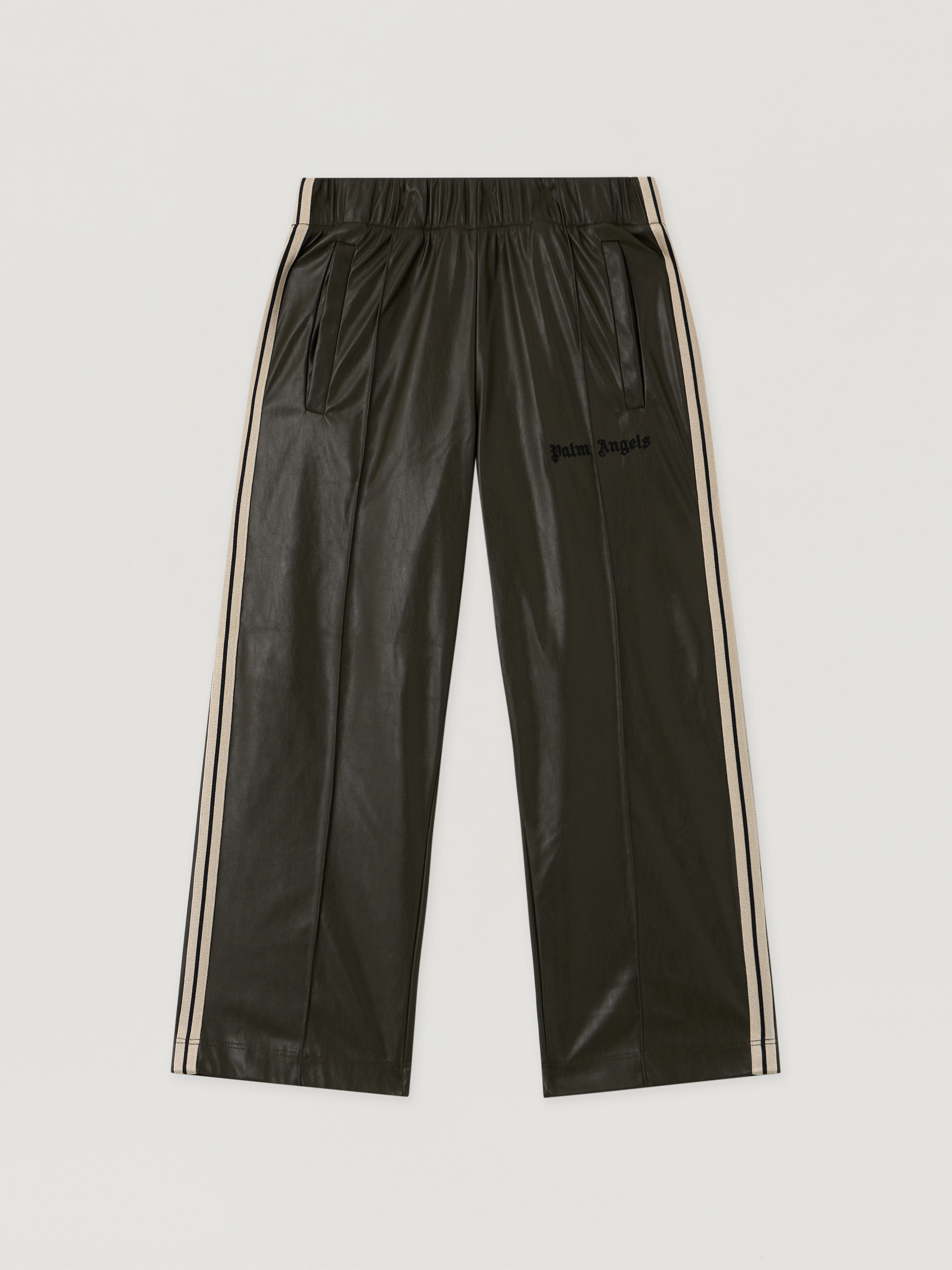 Pa Coated Track Loose Pant Kids  Military Green
