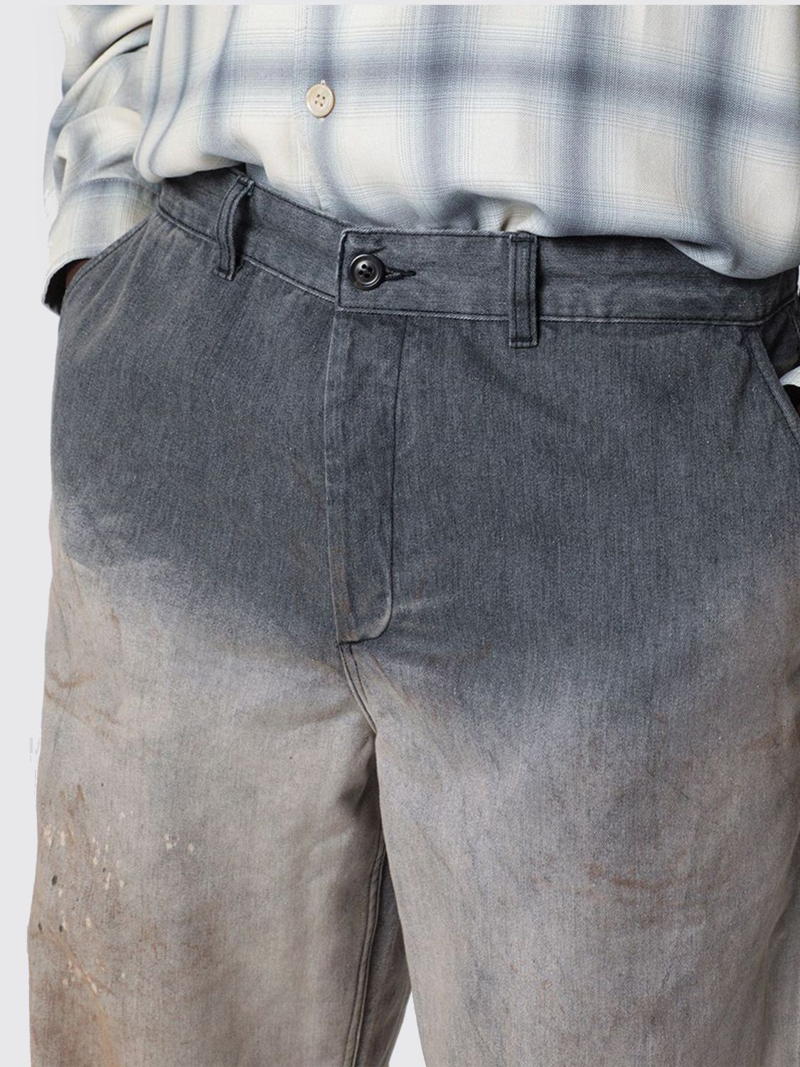 Jeans Men color Grey