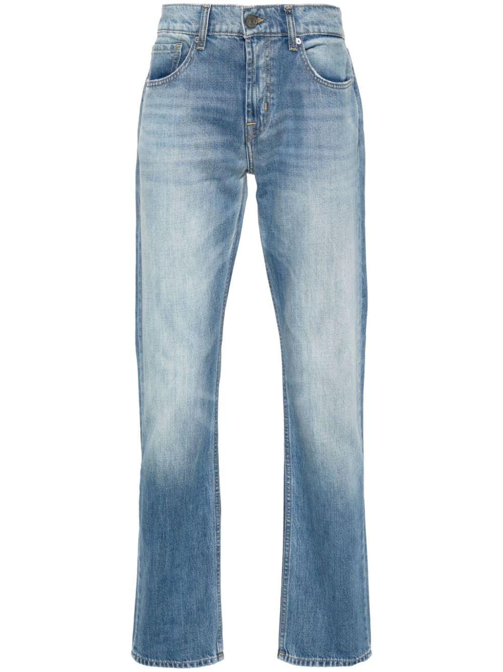 Logo-patch jeans - Blue