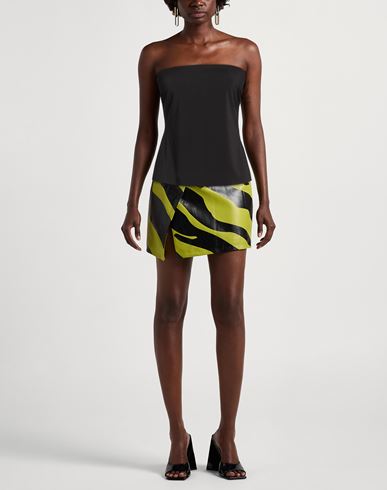 Woman Top Black Size 10 Polyester, Elastane