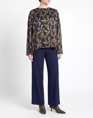 Woman Top Khaki Size 12 Viscose
