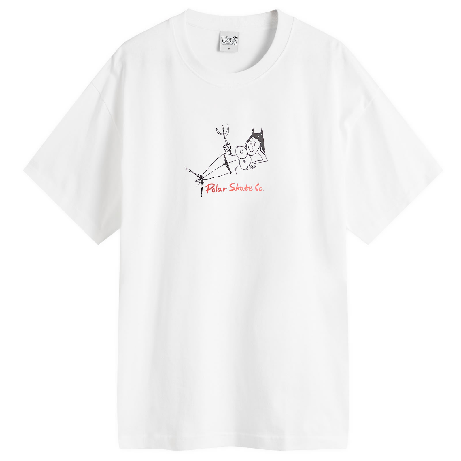 Polar Skate Co. Men's Devil Woman T-Shirt in White