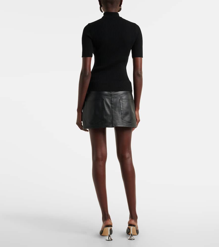 Courrèges Reedition ribbed-knit top