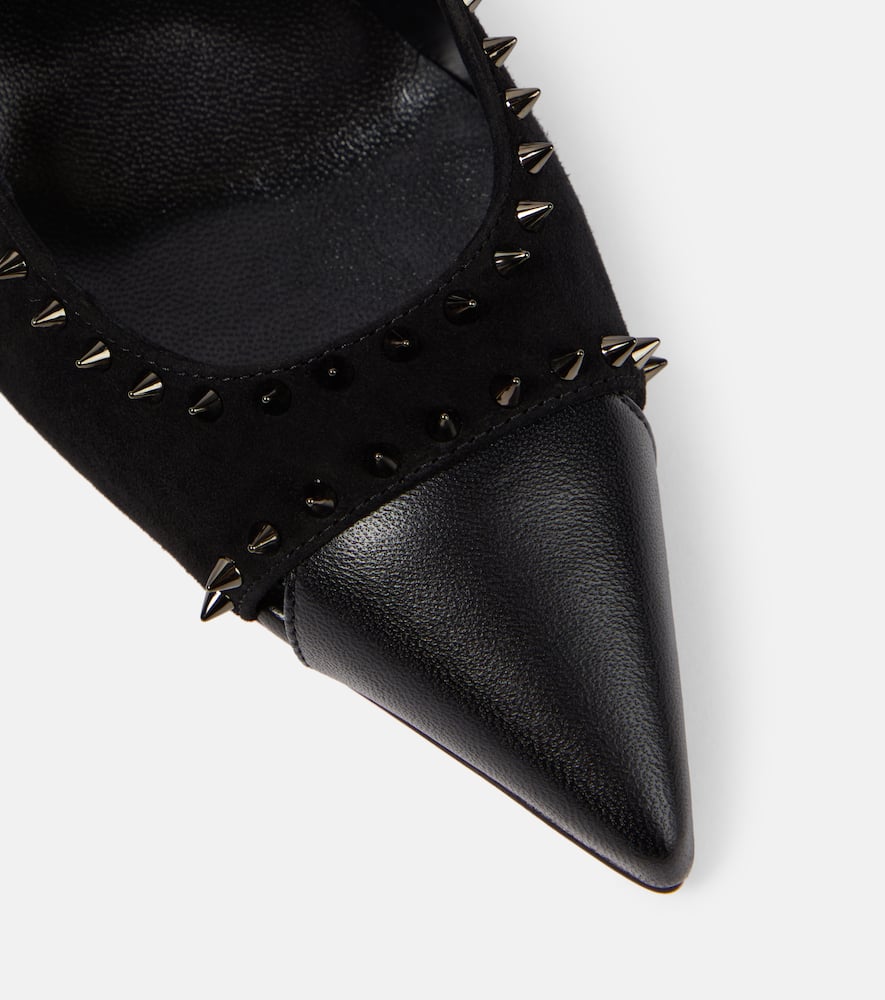 Duvette Spikes 85 leather pumps