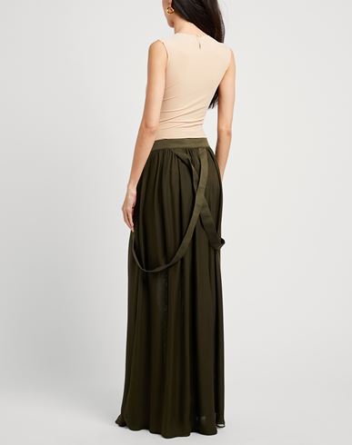 Woman Maxi skirt Military green