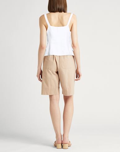 Woman Top White Size M Organic Linen