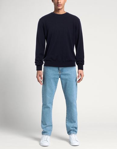 Man Sweater Midnight blue Size 44 Cashmere