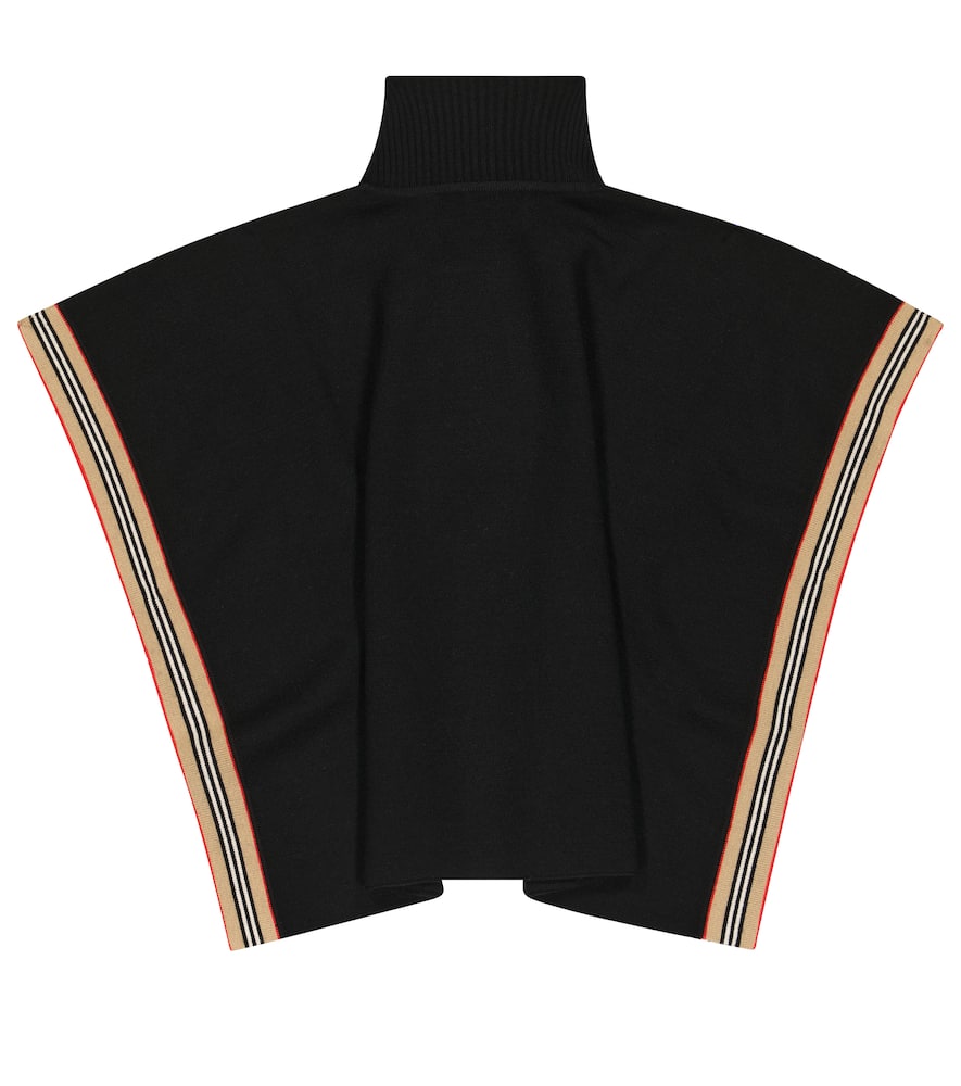 Burberry Kids Wool-blend poncho