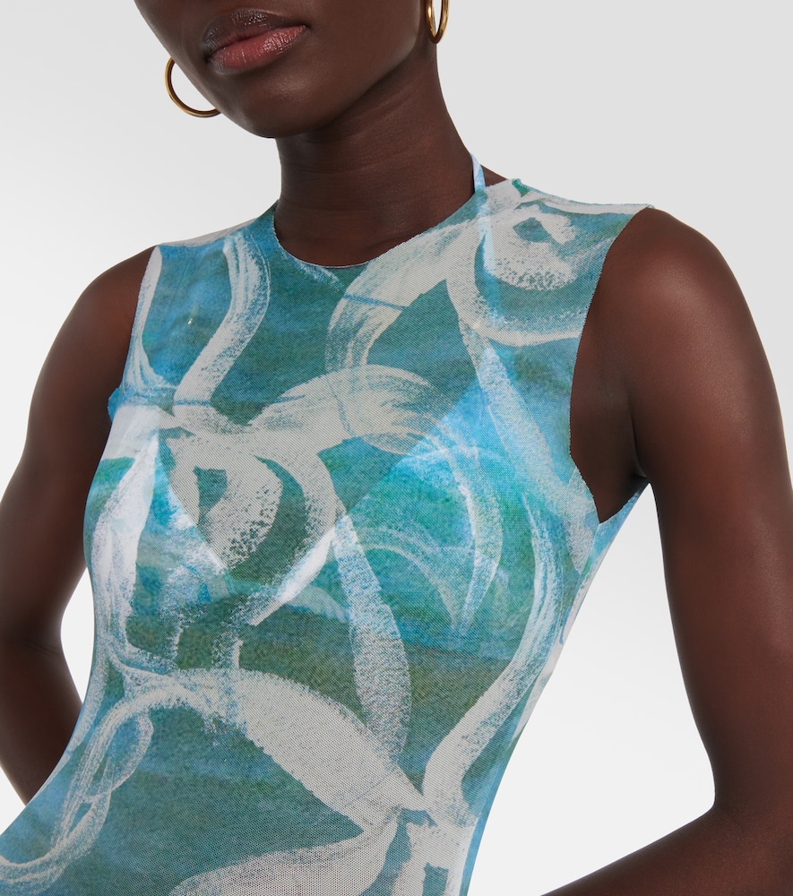 Heatwave printed minidress