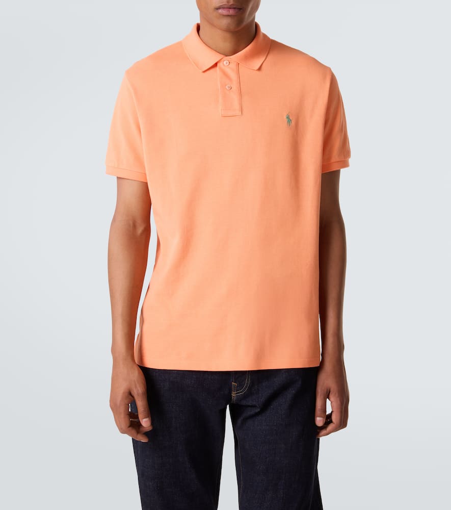 Cotton piqué polo shirt