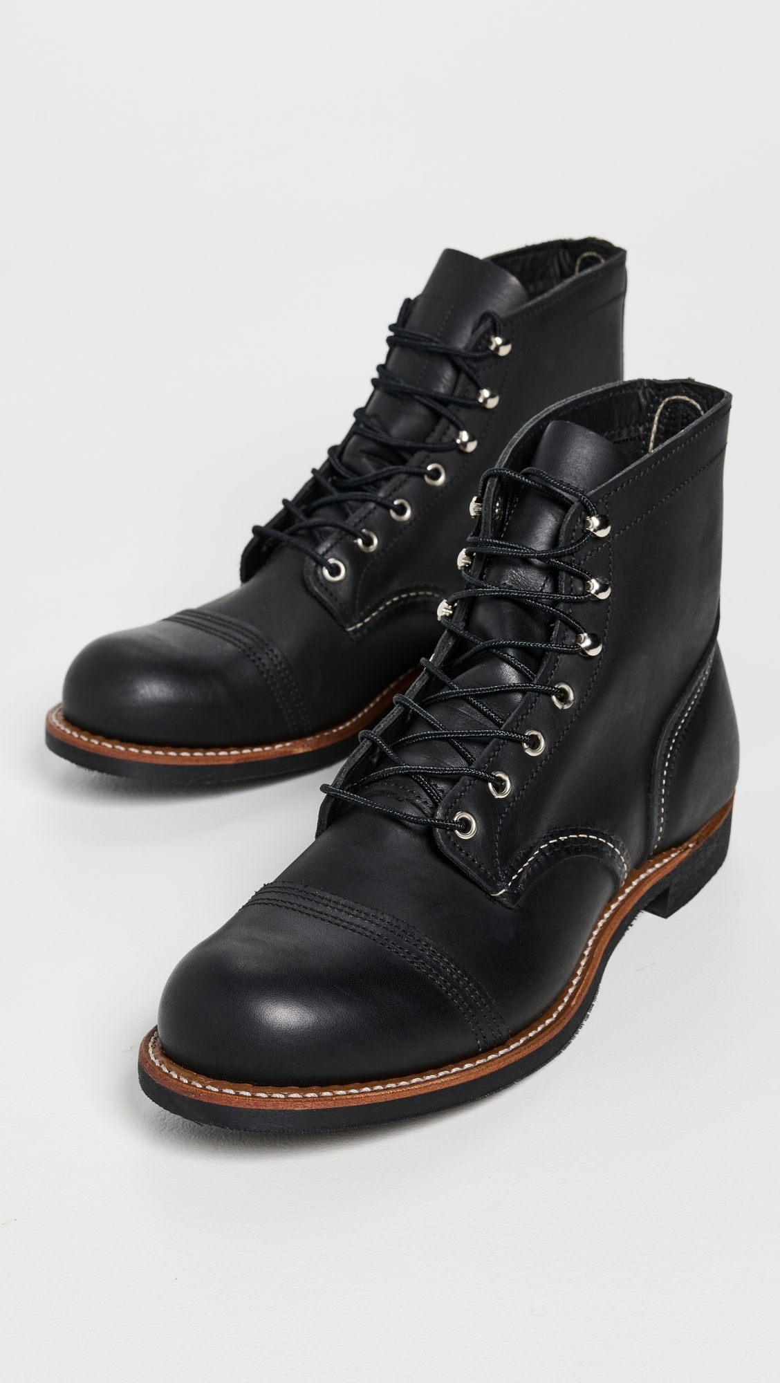 Iron Ranger Harness Leather Boots Black Harness