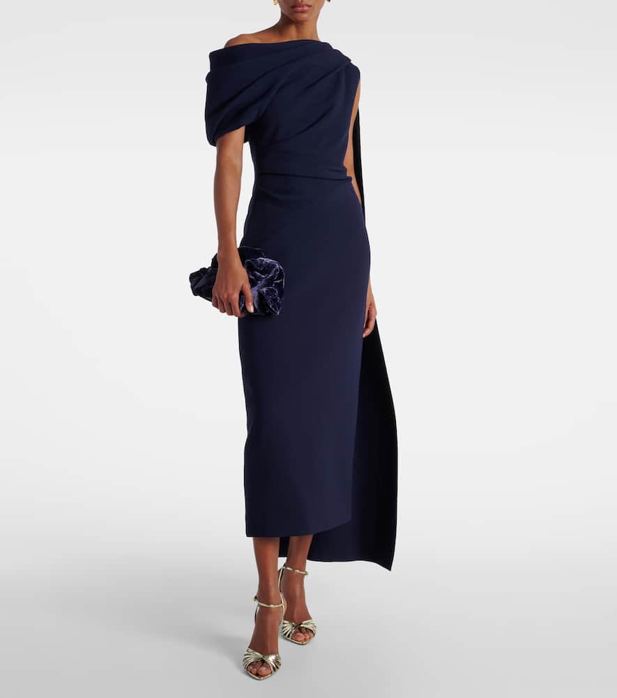 Roksanda Maite draped crêpe gown