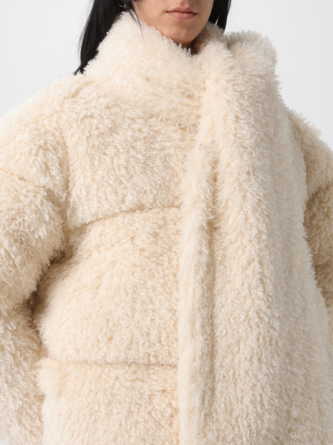 Fur Coat Woman color White