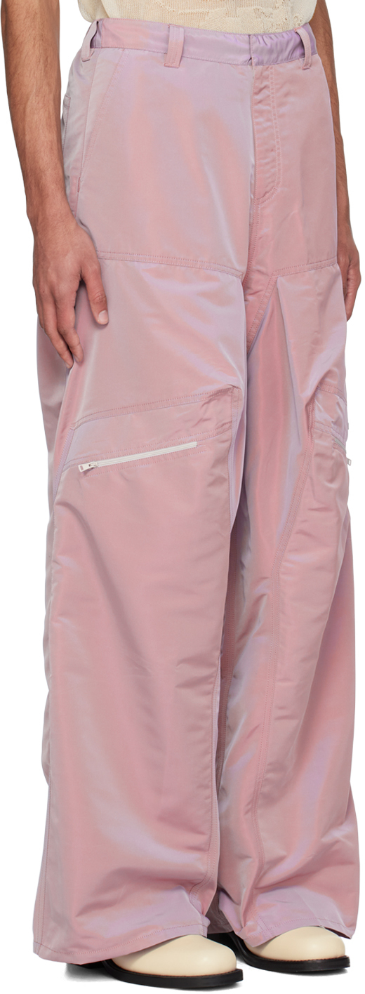 Y/Project Purple Gathered Trousers