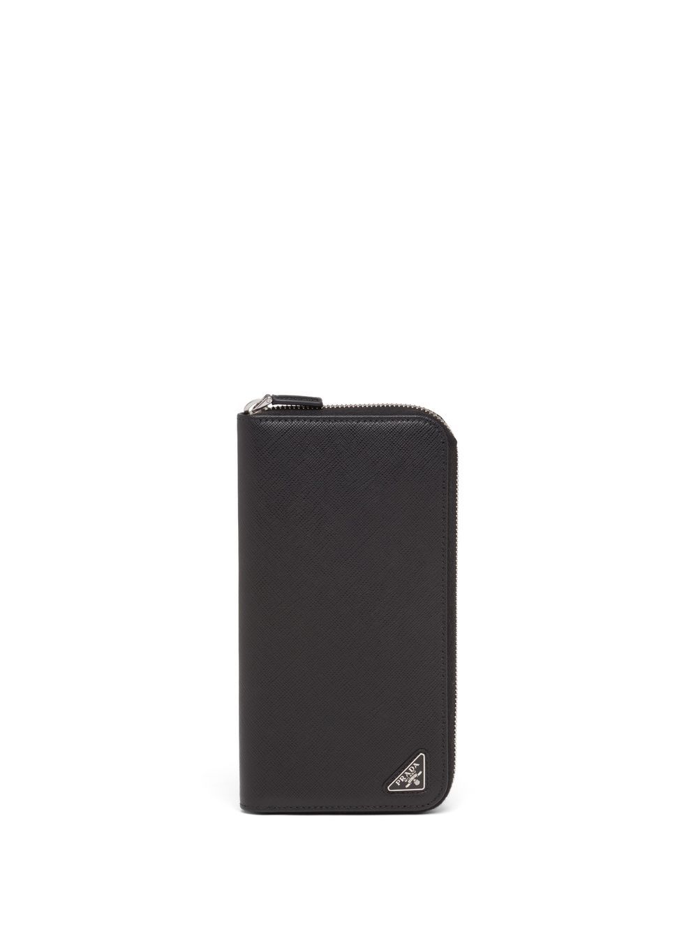 Saffiano leather wallet - Black