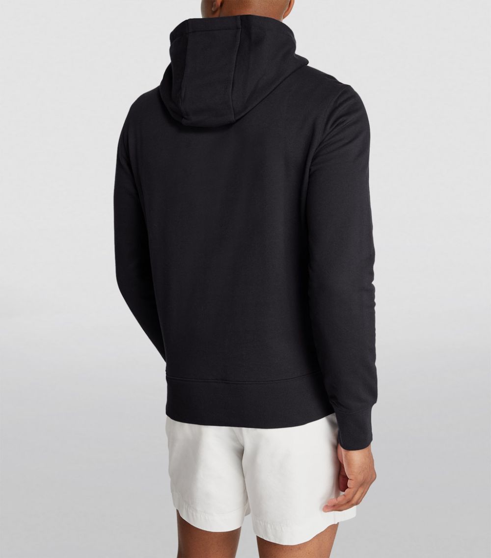Embroidered-Logo Hoodie