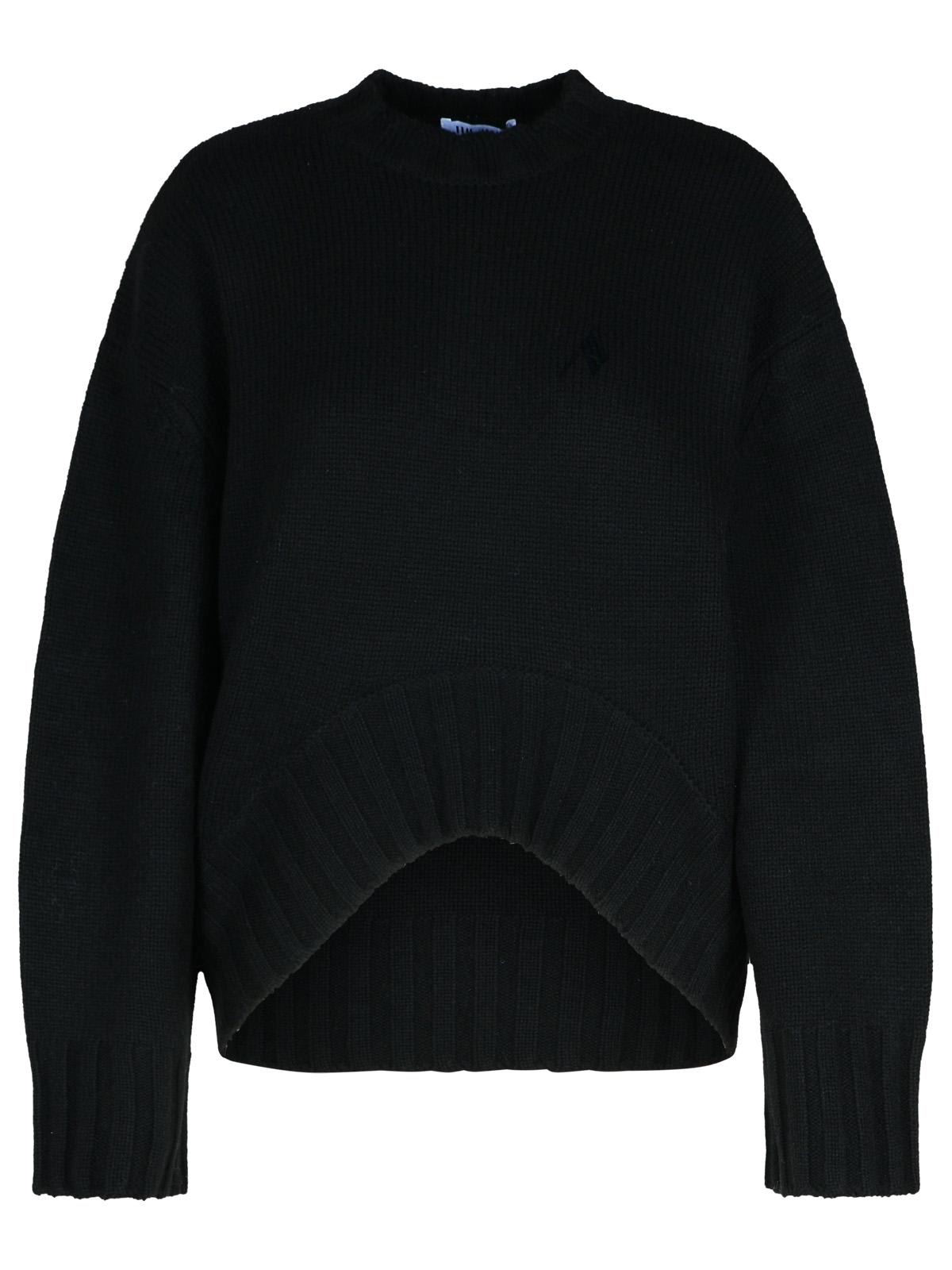 Black Wool Blend Sweater