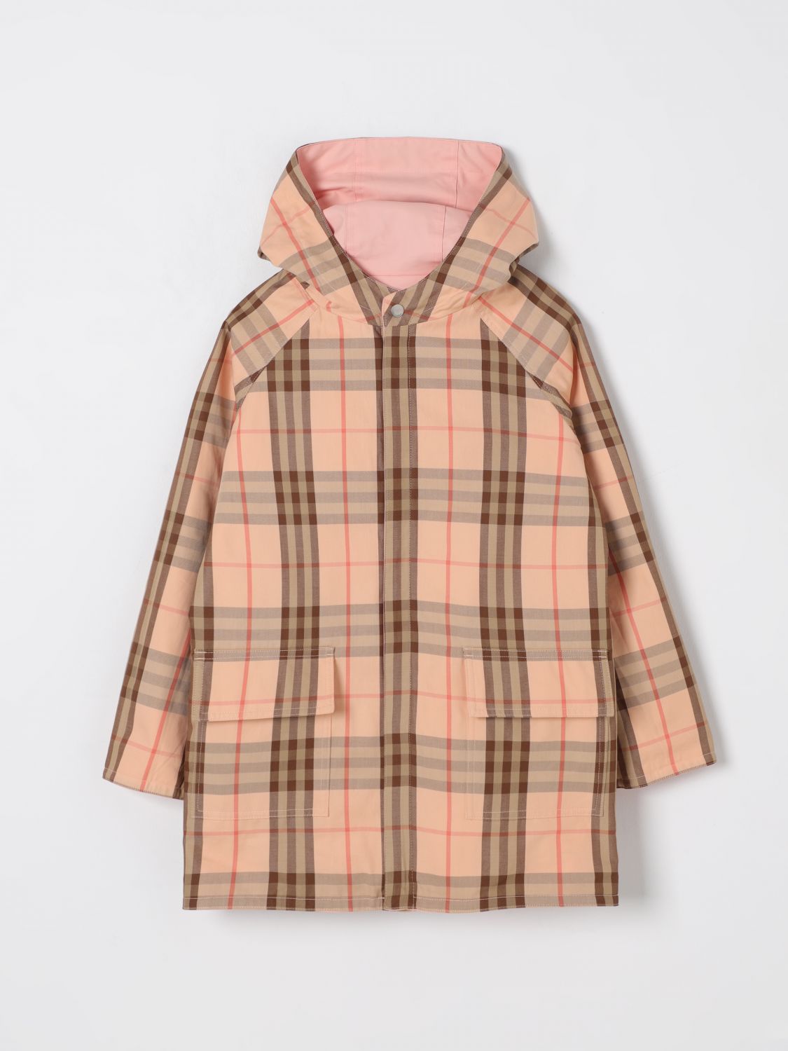 Coat Kids color Pink