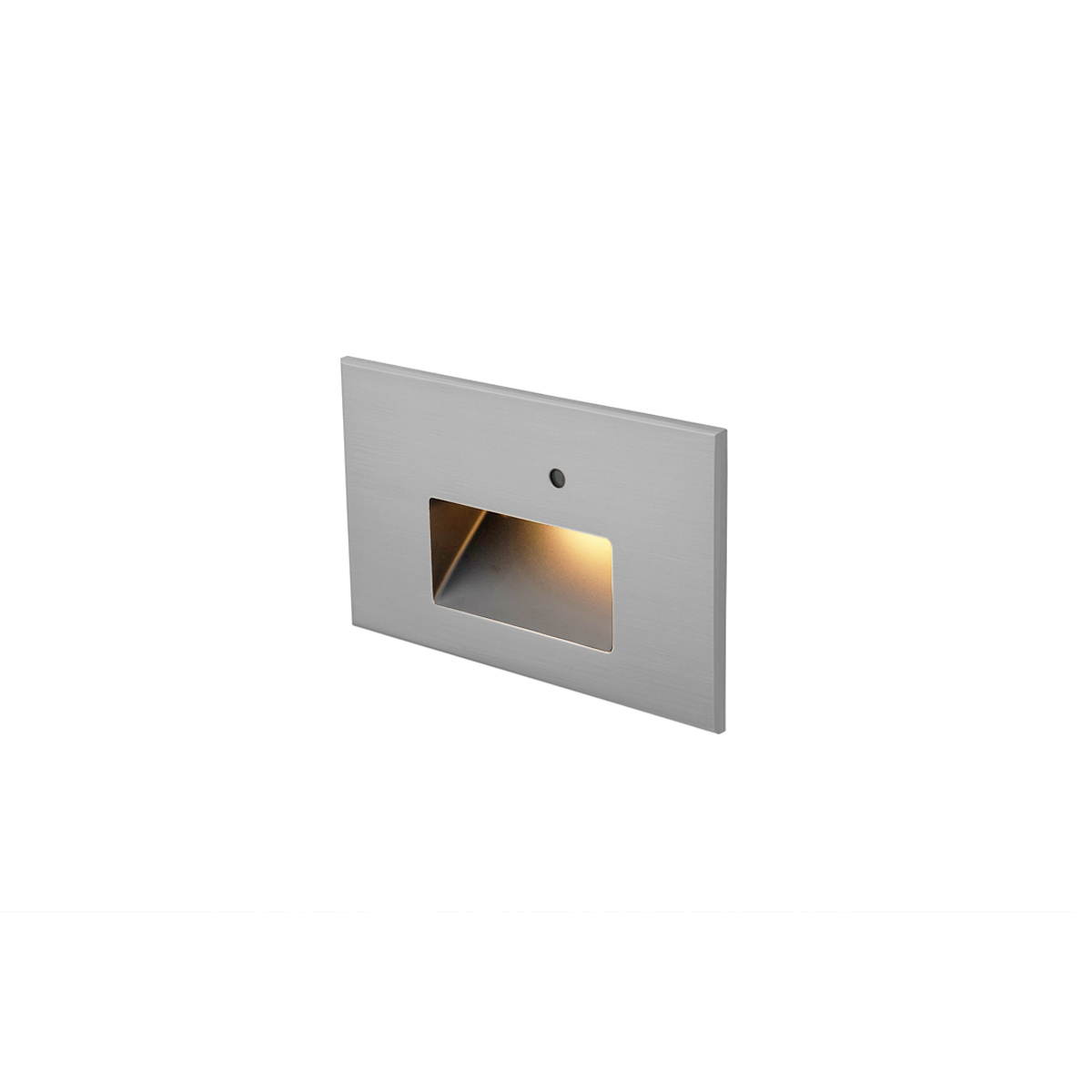 WAC Step Light With Photocell Amber Wall Sconce in Stainless Steel - WL-LED102-A