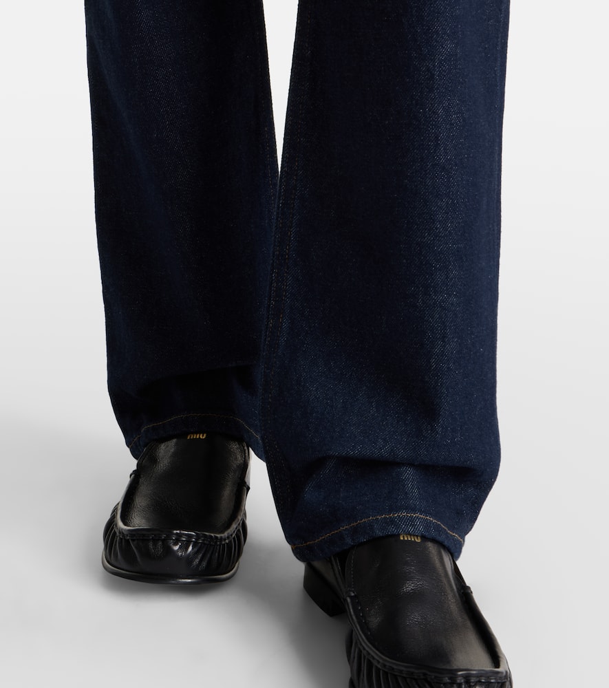 90's Pinch Waist high-rise straight jeans