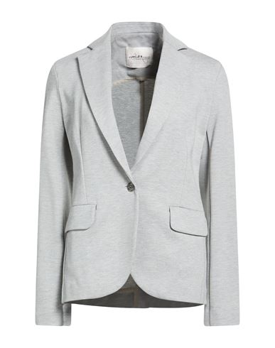 Woman Blazer Grey Size 10 Viscose, Nylon, Elastane