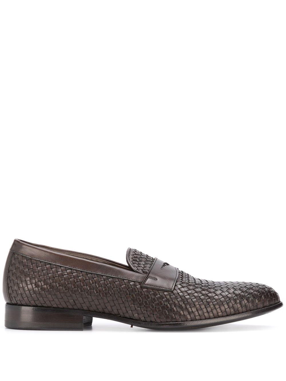 Andrea woven loafers - Brown