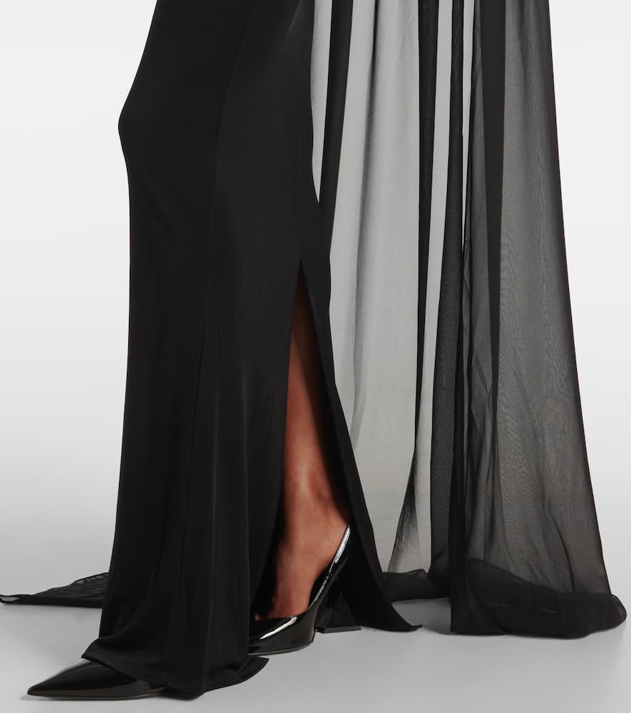Xanthe jersey tulle gown