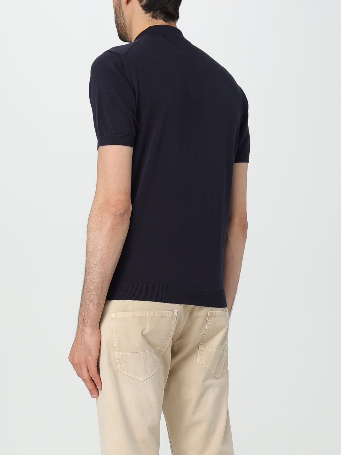 Polo Shirt Men color Blue