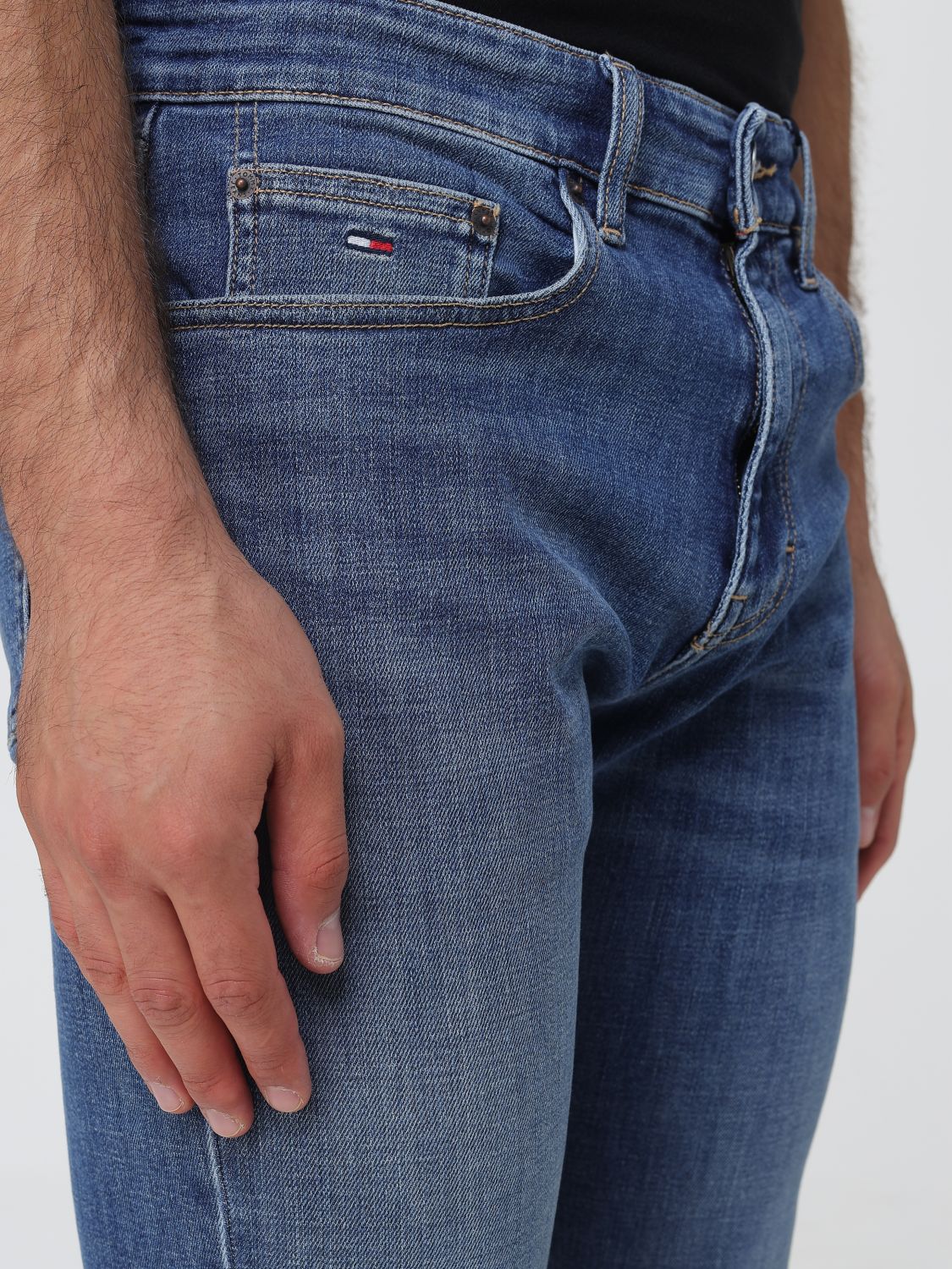 Jeans Men color Navy