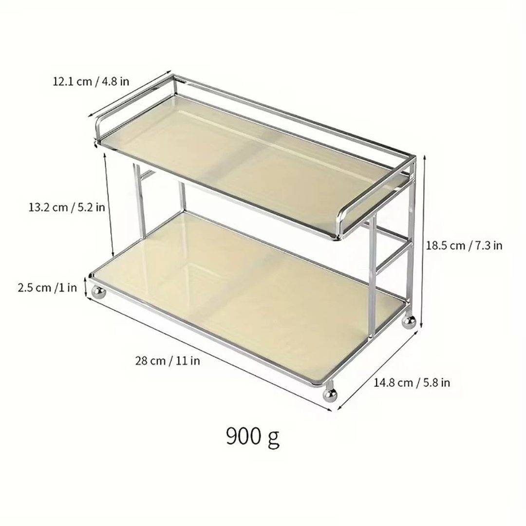 Kelvenix Cosmetic Makeup Holder Makeup Organizer In Beige