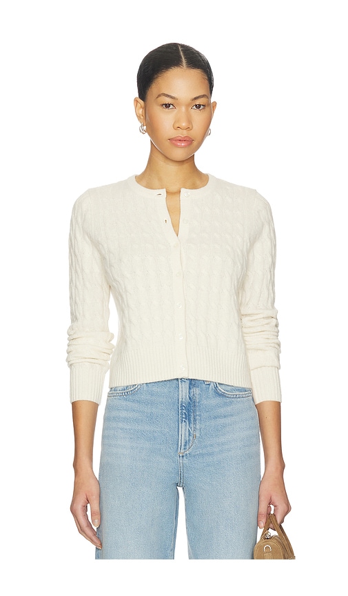 Joe's Jeans The Dani Cable Sweater in Cream. - L also in M, S