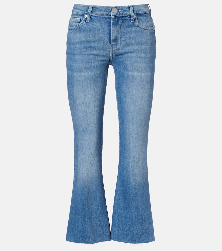 Dojo cropped flared jeans