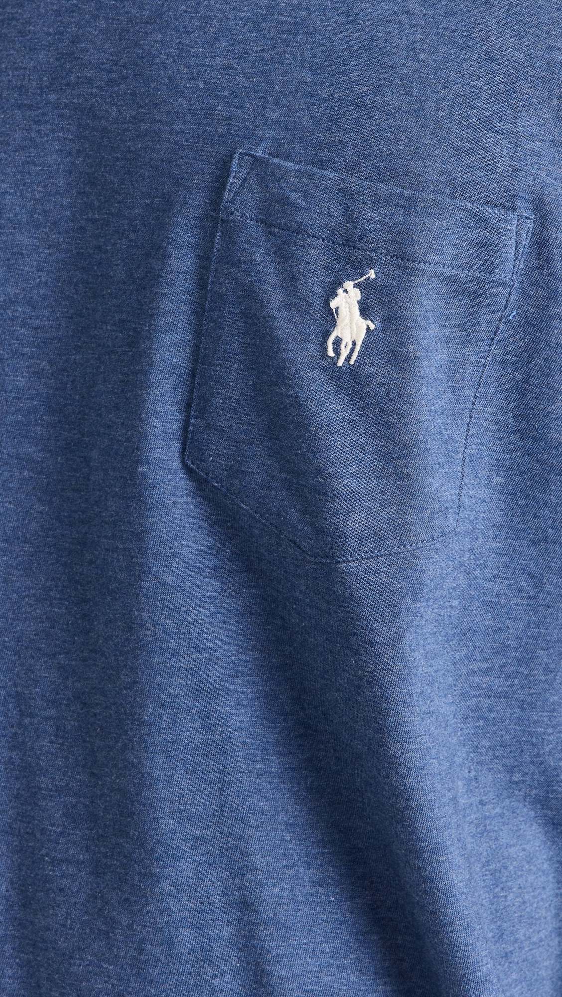 Classic Fit Pocket Tee Derby Blue Heather