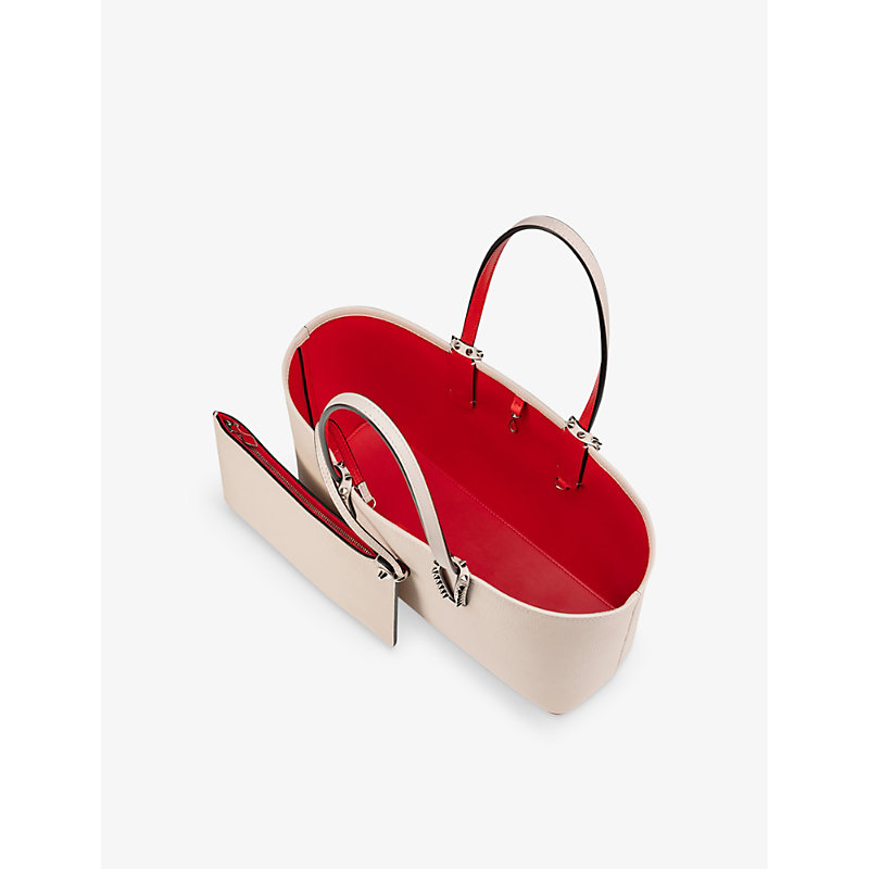 Womens Leche Cabata Leather Tote bag 
