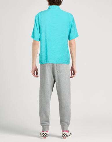 Family First Milano Man Shirt Turquoise Size M Cupro, Polyester