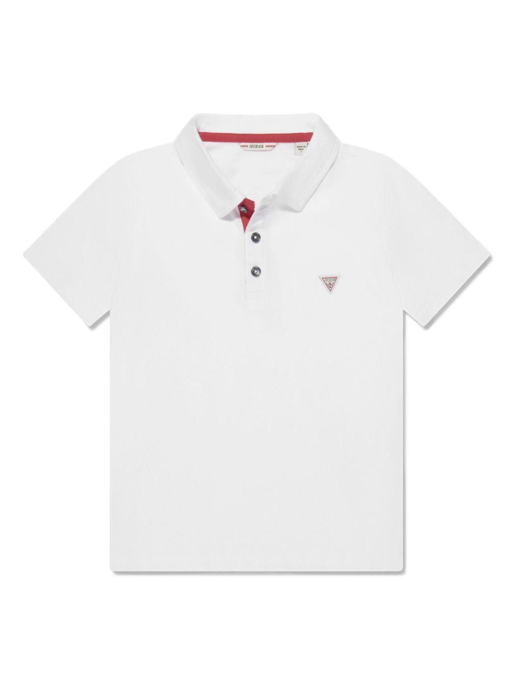Cotton polo shirt - White