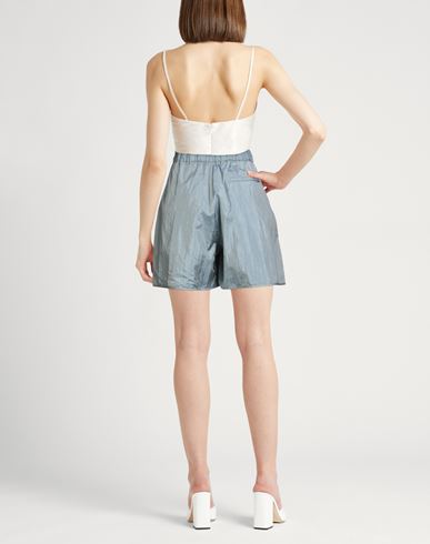 Woman Shorts & Bermuda Shorts Light blue Size 2 Polyamide, Silk