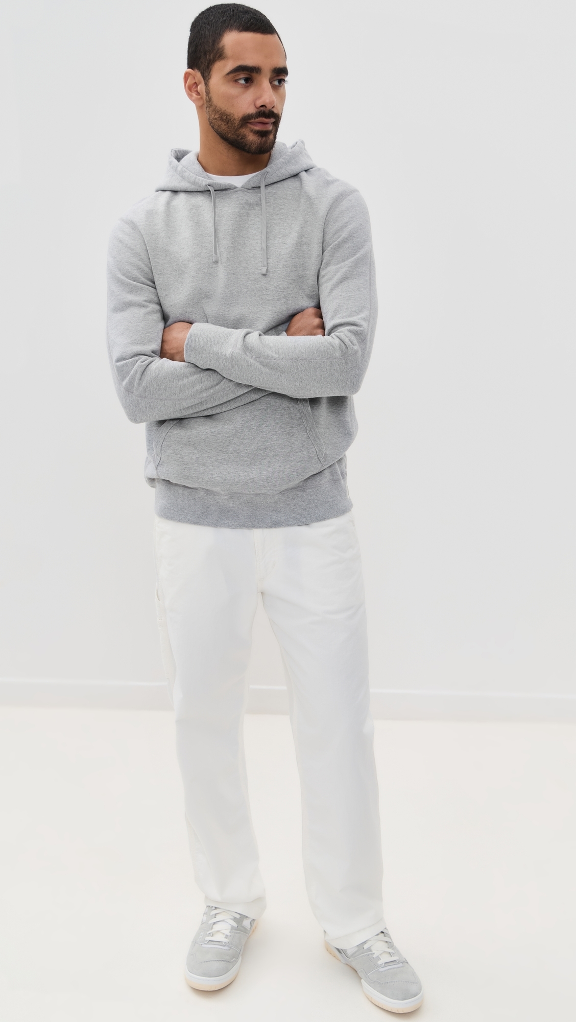 Reigning Champ Mid-Weight Terry Slim Hoodie Hgrey