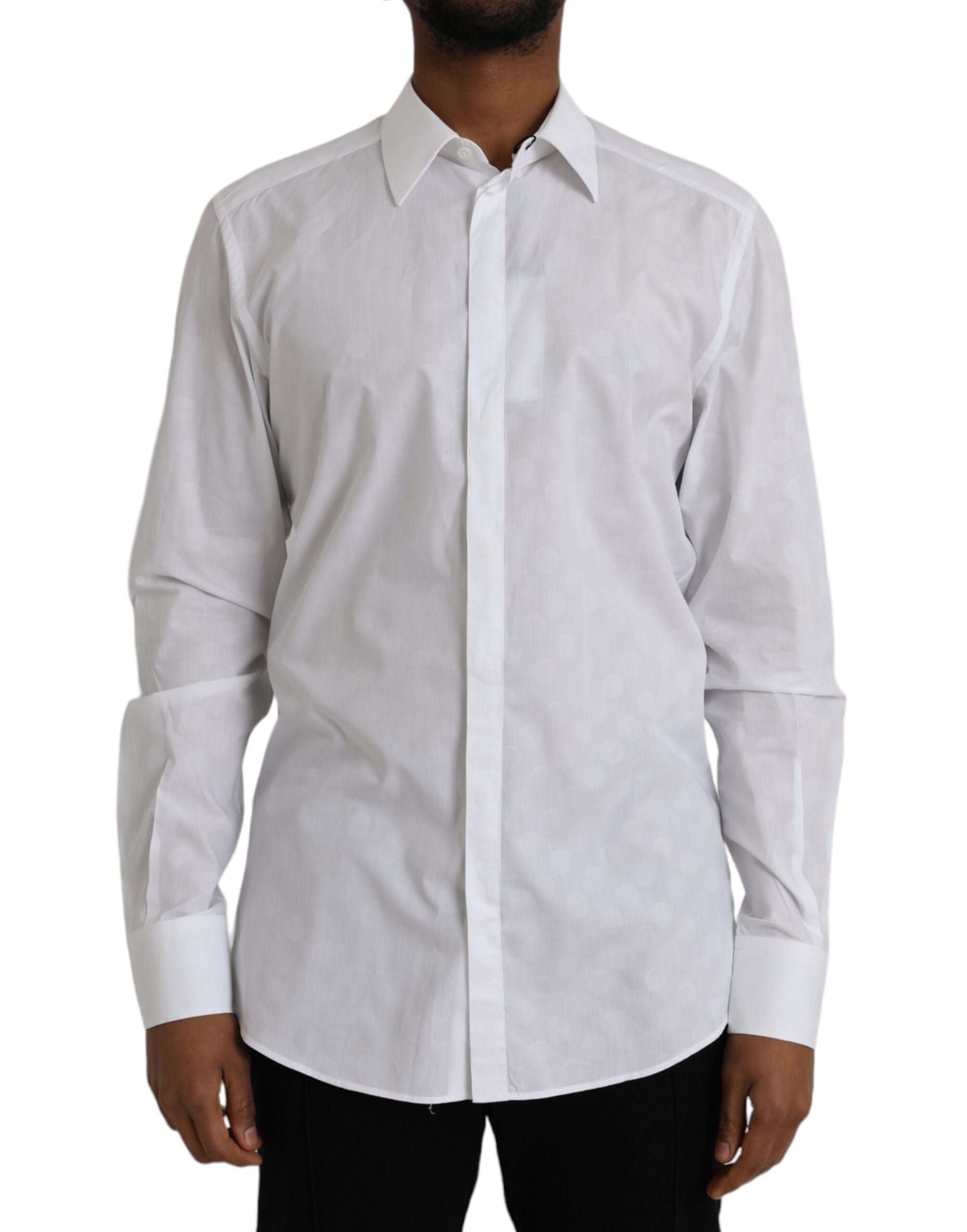 Cotton Dress Shirt Shirt — White