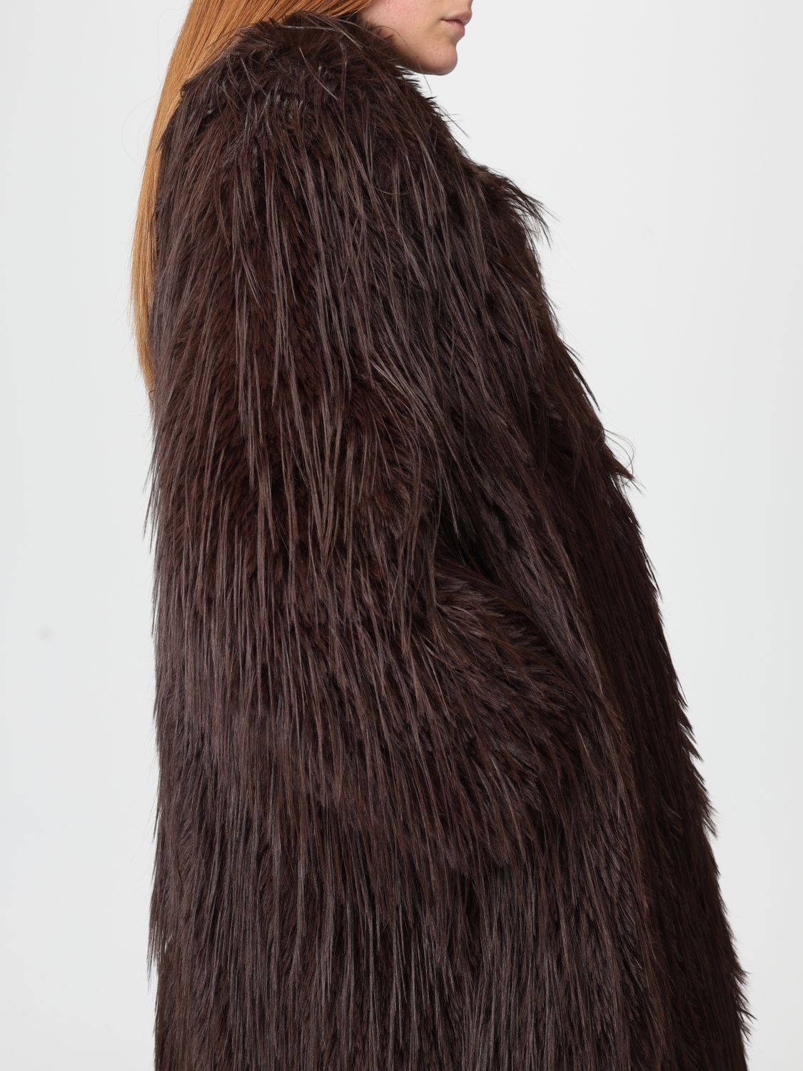 Coat Woman color Brown