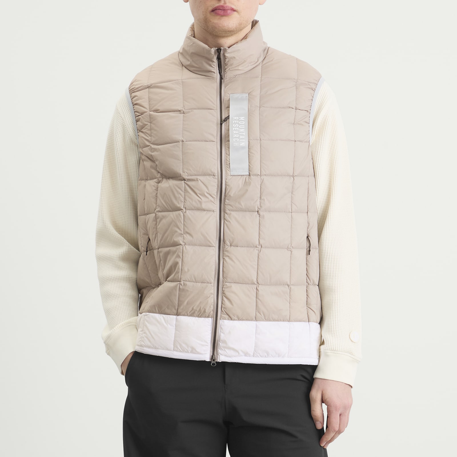 Men's x Mountain Research Down Zip Vest Grey
