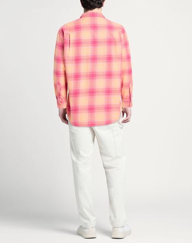 Man Shirt Pink Size L Cotton